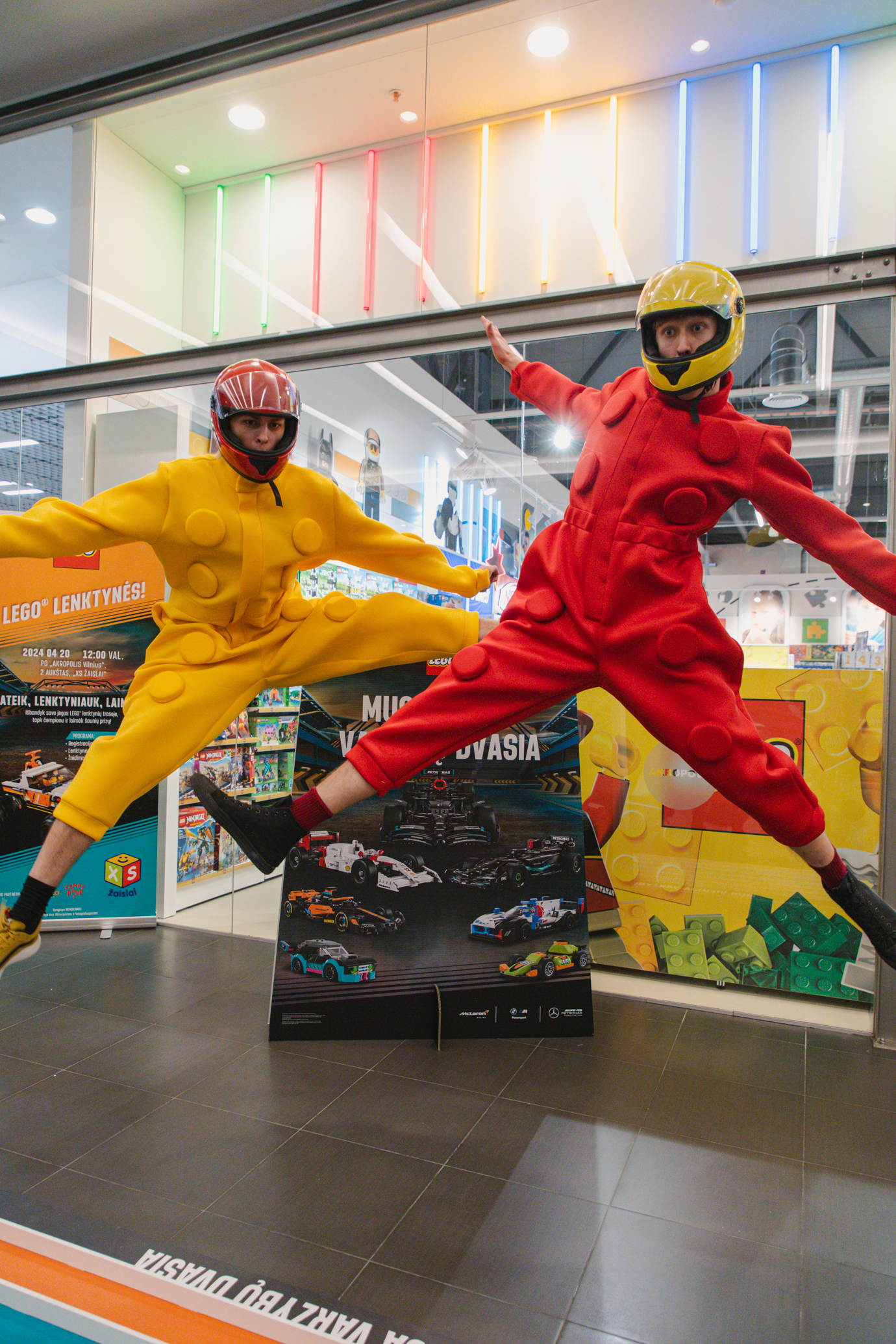 LEGO renginys vaikams su lenktynių tema