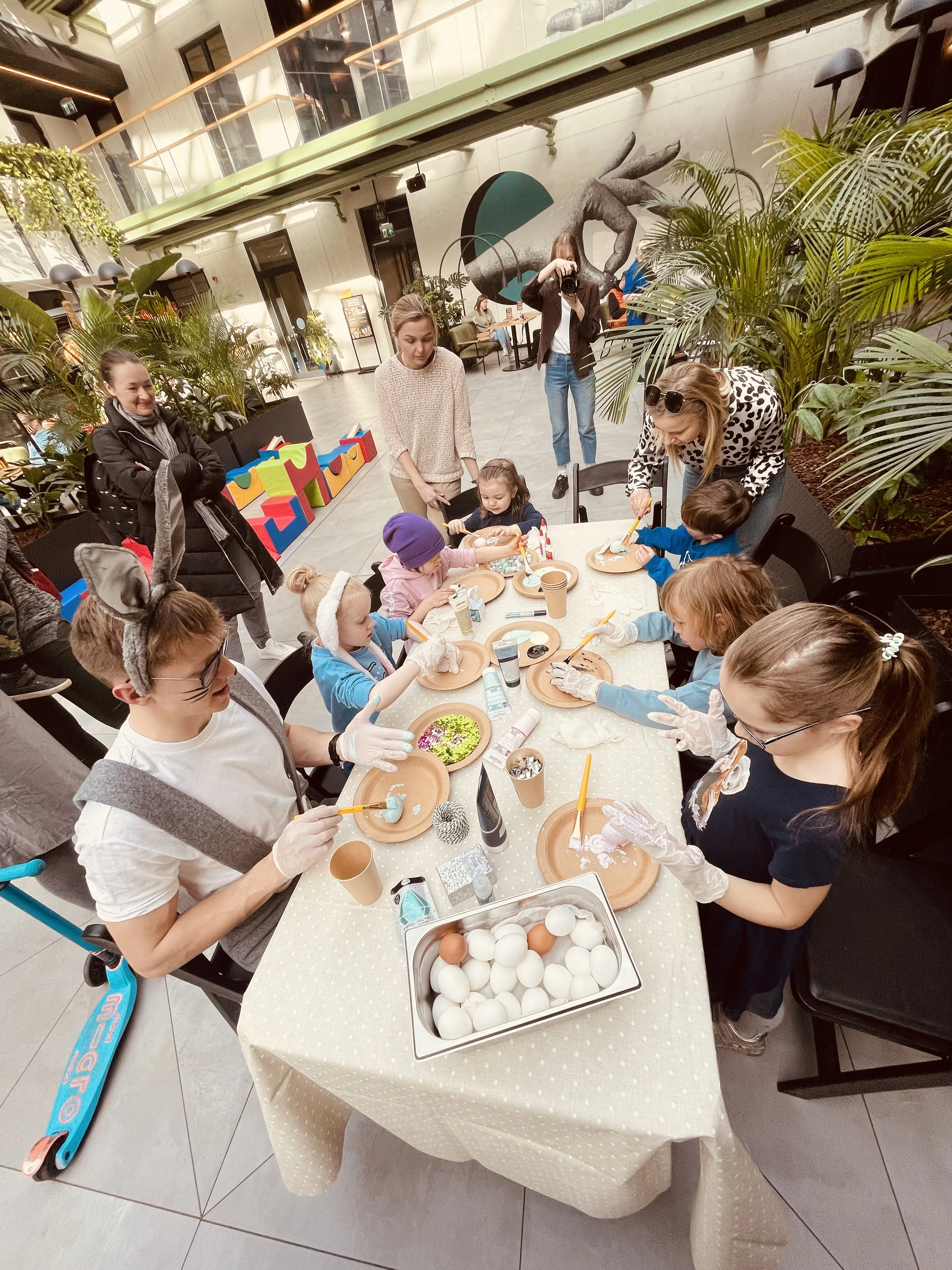 Margučių veiklos vaikams Velykų renginyje